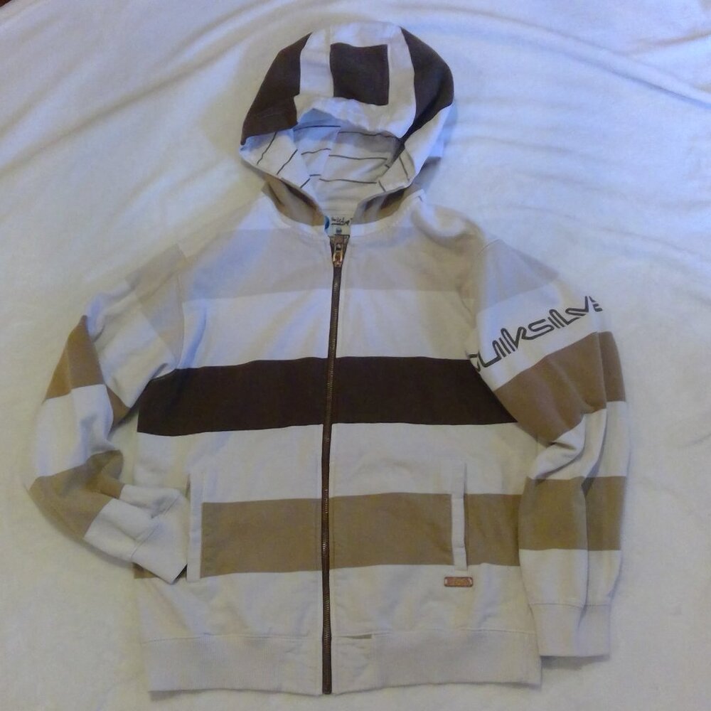 Quiksilver Unisex Youth Long Sleeve Zip Up Pocketed Hoodie